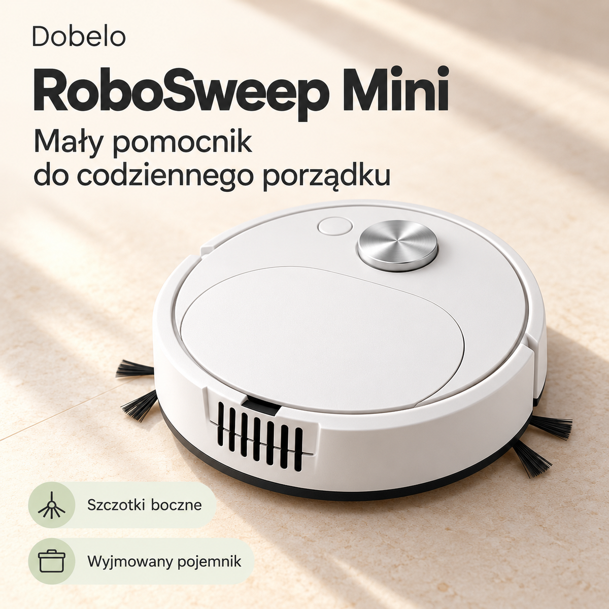 RoboSweep Mini – robot zamiatający