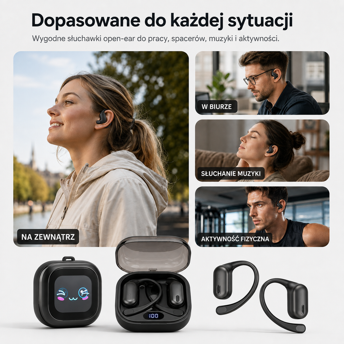 Słuchawki Tłumaczące AI F38